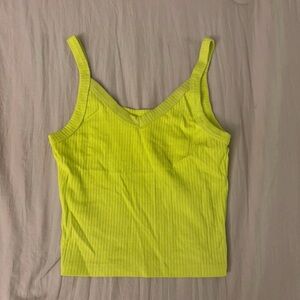 Wild Fable Neon Yellow Ribbed Camisole